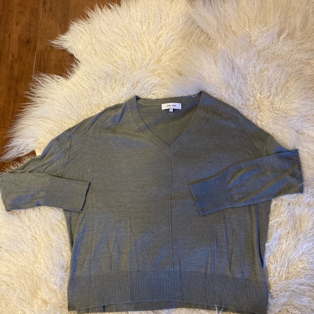John and Jenn lightweight V neck sweater.